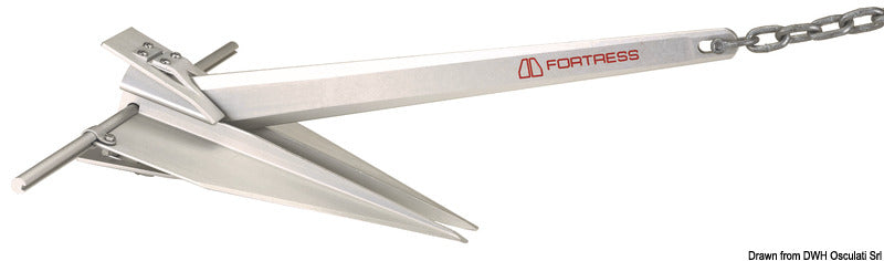 Fortress demountable anchor 9.5 kg - foto originale Osculati Srl