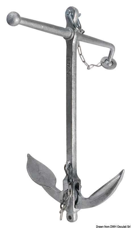 Admiralty anchor 20 kg - foto originale Osculati Srl
