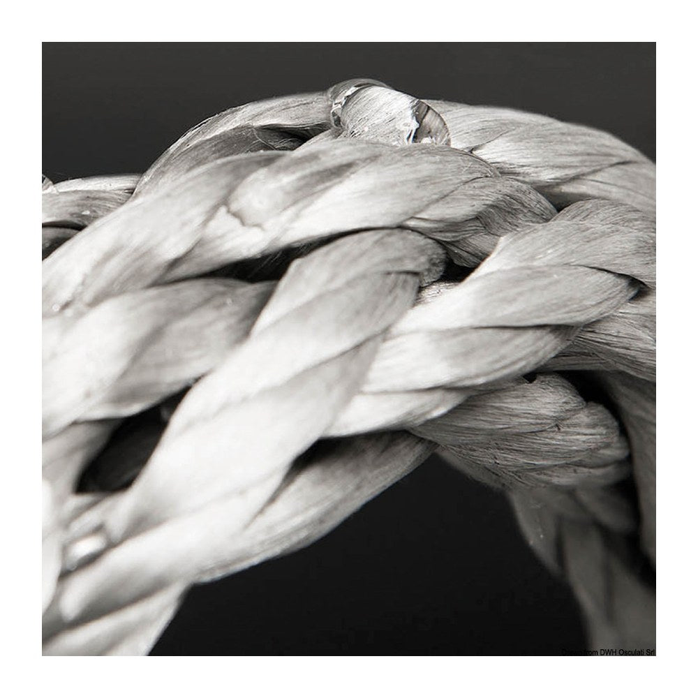 Uncovered Oblix braid grey 8 mm (pack of 100) - foto originale Osculati Srl