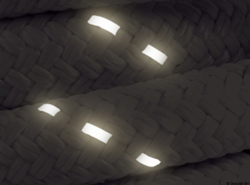 Floating mooring line w/reflective strand yellow 14 mm 50 mt (pack of 50) - foto originale Osculati Srl
