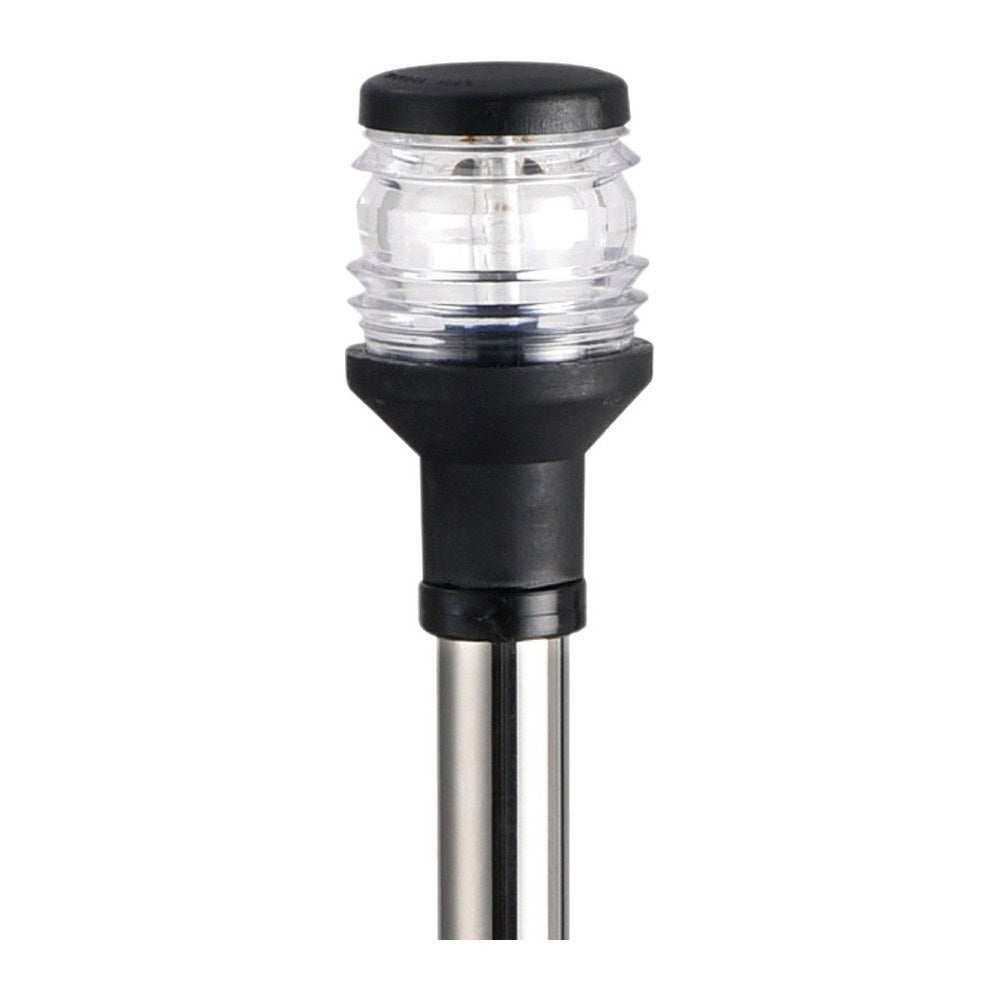 Compact SS light pole 100 cm black light - foto originale Osculati Srl