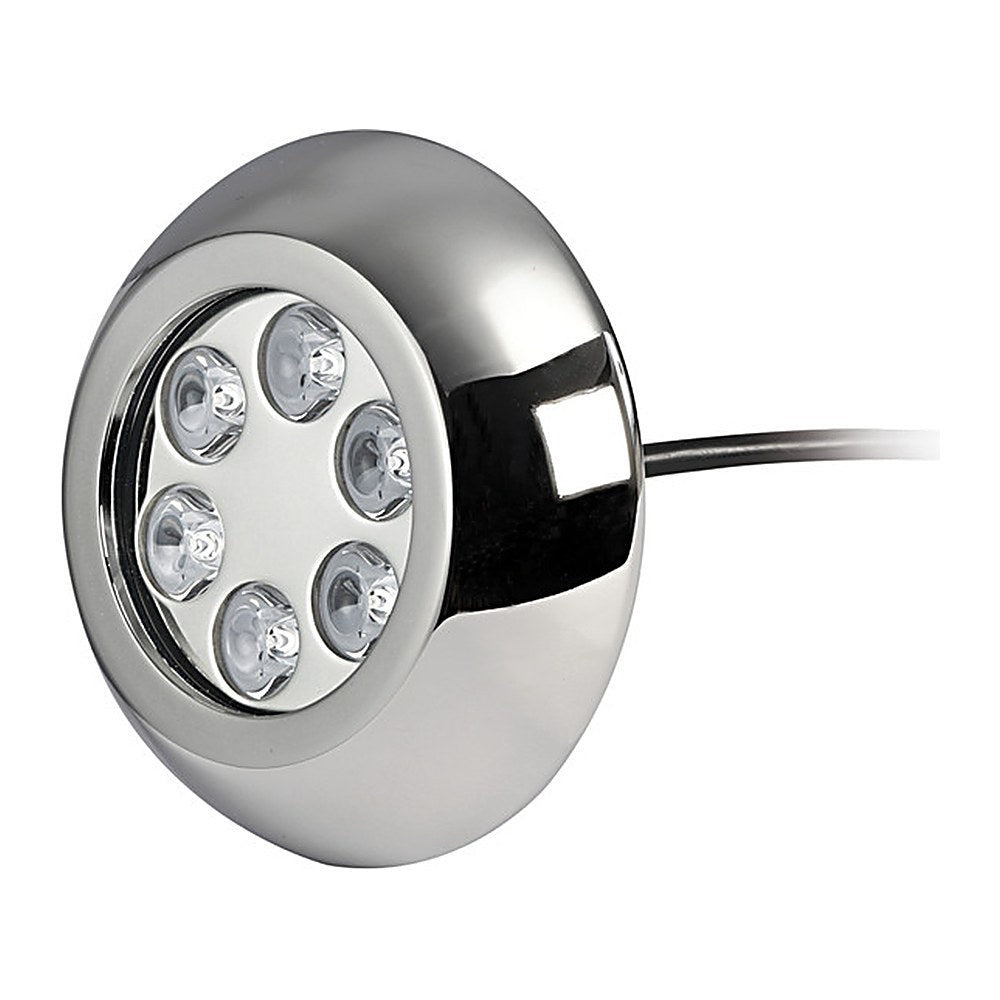 Underwater light w/6x3W white LEDs with screws - foto originale Osculati Srl