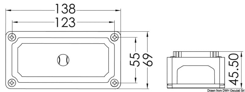 Bus-Bar Heavy Duty terminal 4 x 10 mm detached - foto originale Osculati Srl