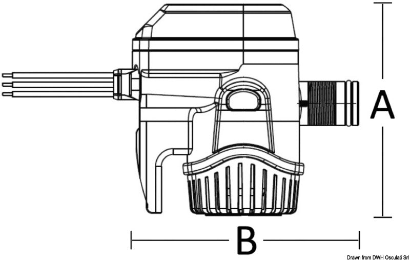 Rule Mate automatic bilge pump 35 l/min 12 V - foto originale Osculati Srl