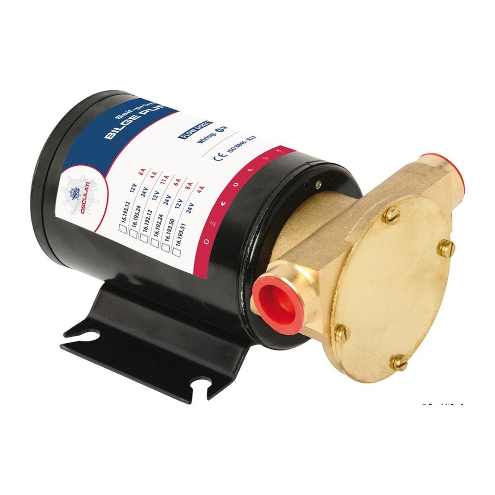 Self-priming bilge pump 12 V 7 A - foto originale Osculati Srl