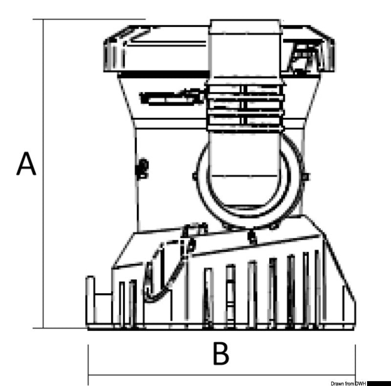 ATTWOOD Tsunami Mk2 bilge pump T800 12V 42l - foto originale Osculati Srl
