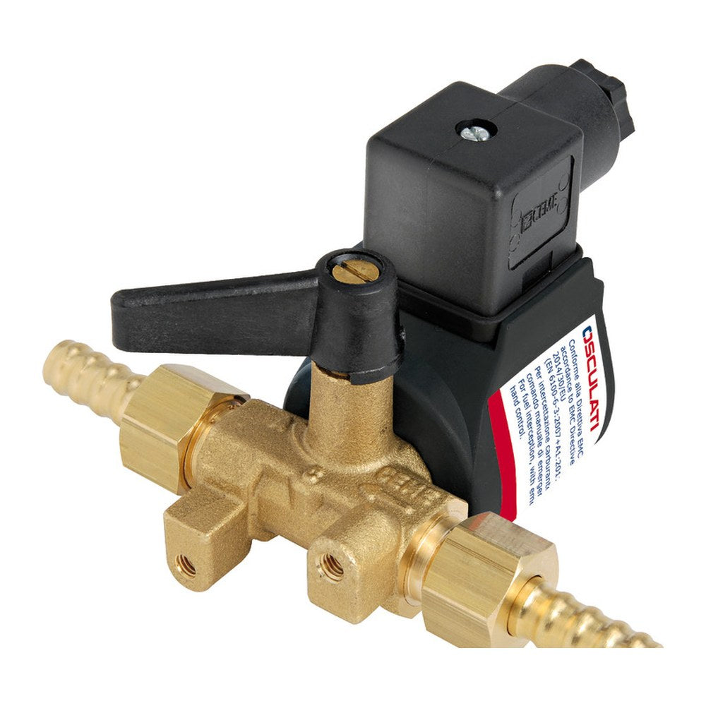 Electro-valve f. fuel distribution 12 V - foto originale Osculati Srl