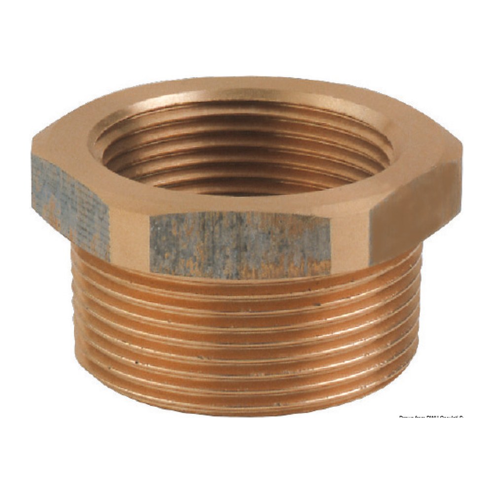GUIDI bronze M-F connector 2"1/2 x 3" - foto originale Osculati Srl
