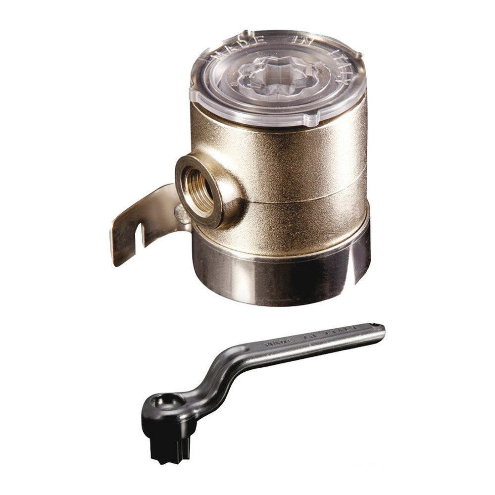 Chromed brass water filter 1/2" - foto originale Osculati Srl