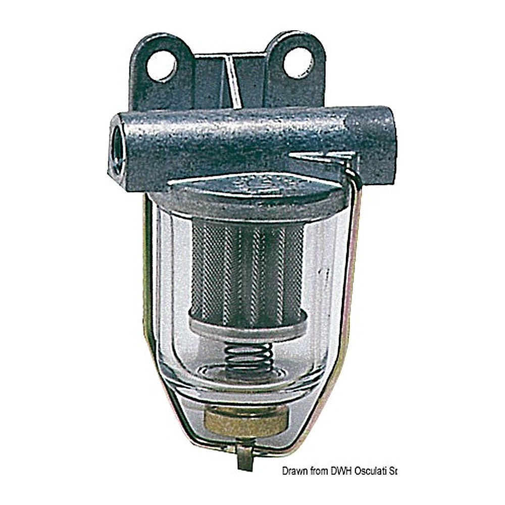 Fuel filter w. glass tray 50/250 l/h - foto originale Osculati Srl