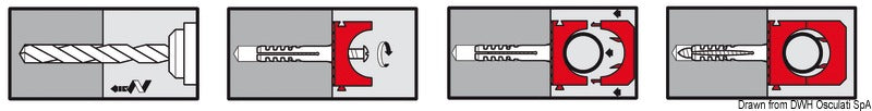 Hose clip 25/32 mm (pack of 25) - foto originale Osculati Srl