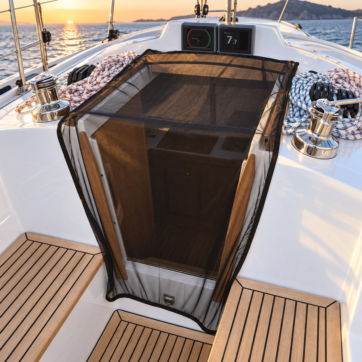 Oceansouth Fly screen for entrance 900x1800 mm - in use