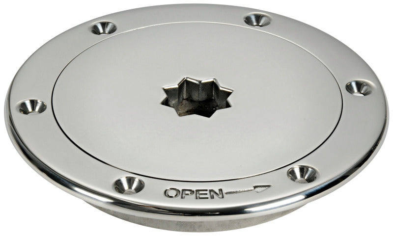 Inspection hatch AISI 316 passage 91 mm - foto originale Osculati Srl