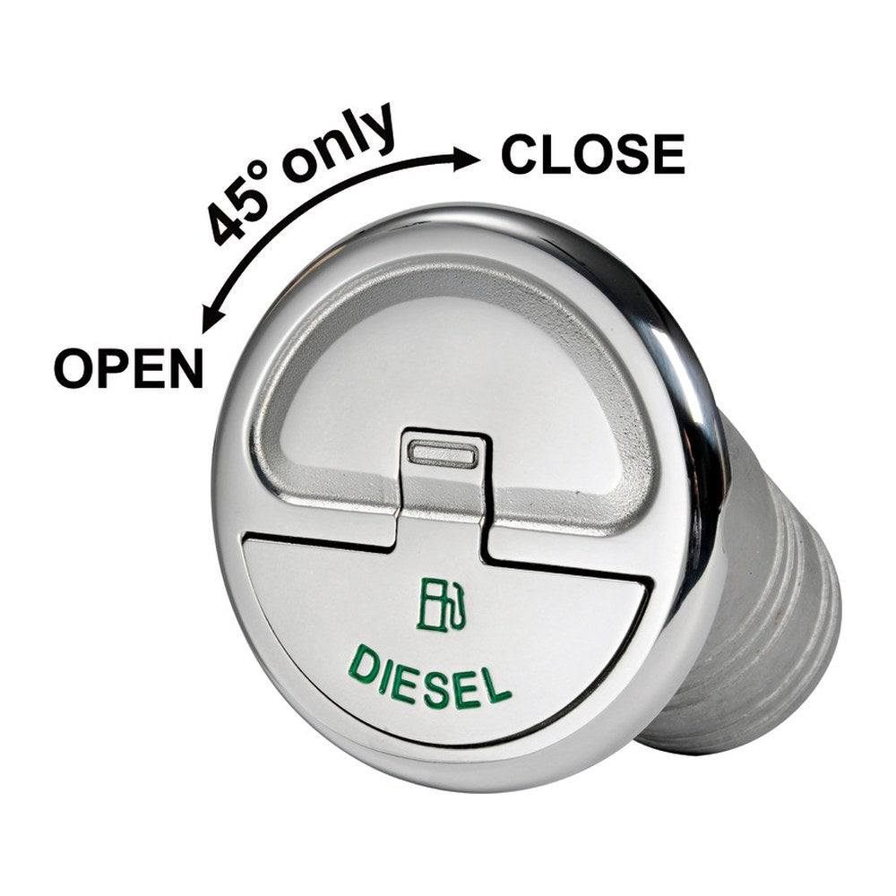 Quick Lock Diesel 30° deck filler 38 mm - foto originale Osculati Srl