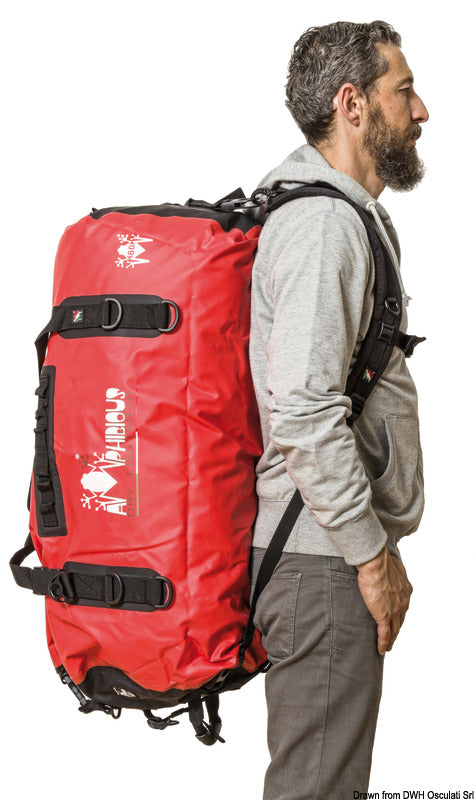 AMPHIBIOUS Cargo watertight grey bag 80 l - foto originale Osculati Srl