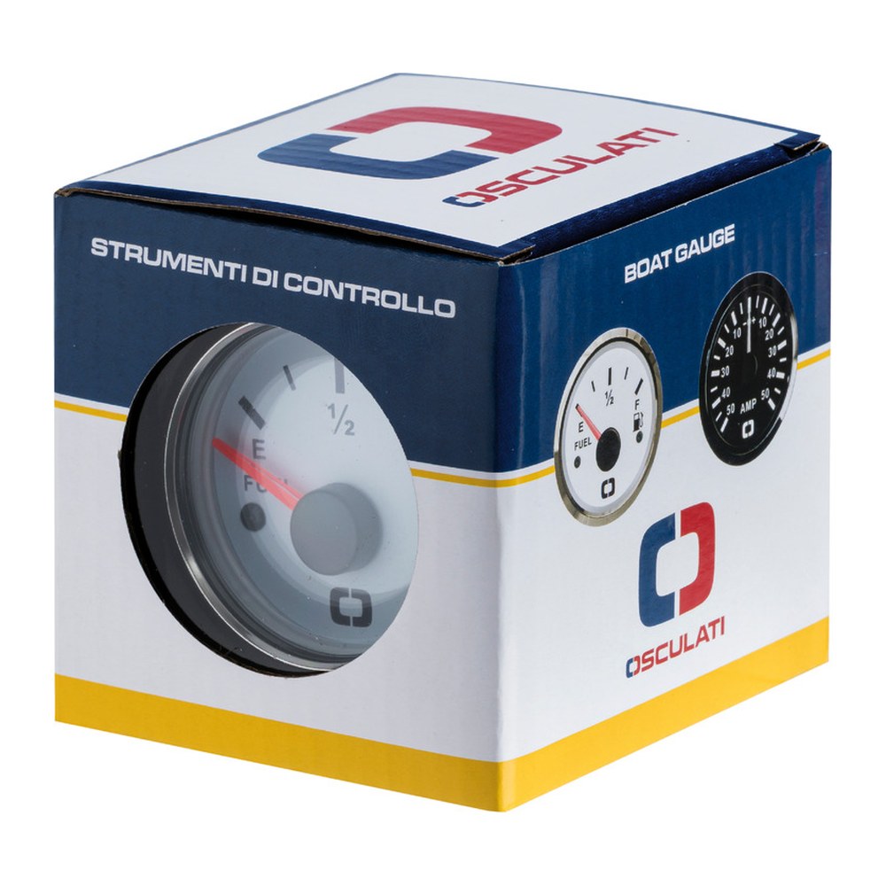 Revolution counter 0-3000 RPM white/glossy - foto originale Osculati Srl