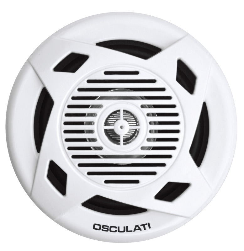 Pairs of dual cone loudspeakers 3" 2x20 W white - foto originale Osculati Srl