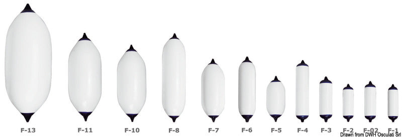 Polyform F7 fender - foto originale Osculati Srl