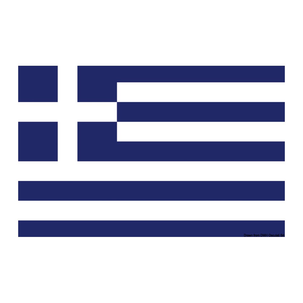 Flag Greece 40 x 60 cm - foto originale Osculati Srl