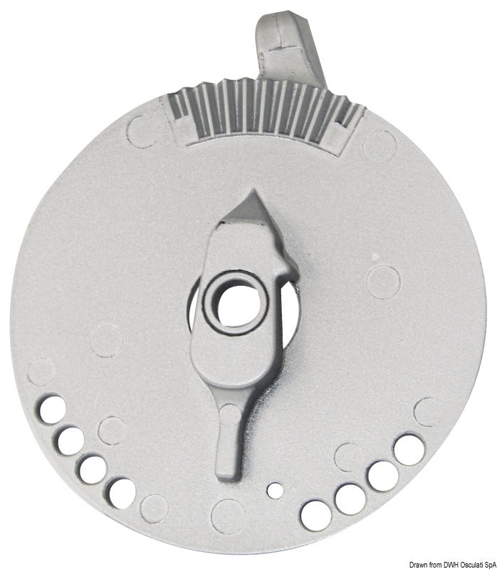 Tecnoseal Zinc fin anode Suzuki DF60/140 with bores - foto originale Osculati Srl