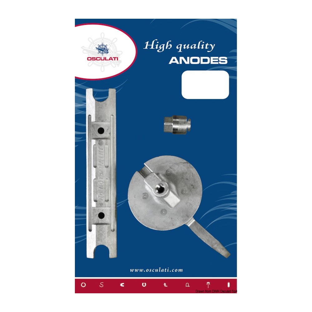 Osculati by Tecnoseal Anode kit for Yamaha outboards 80/100 HP - foto originale Osculati Srl
