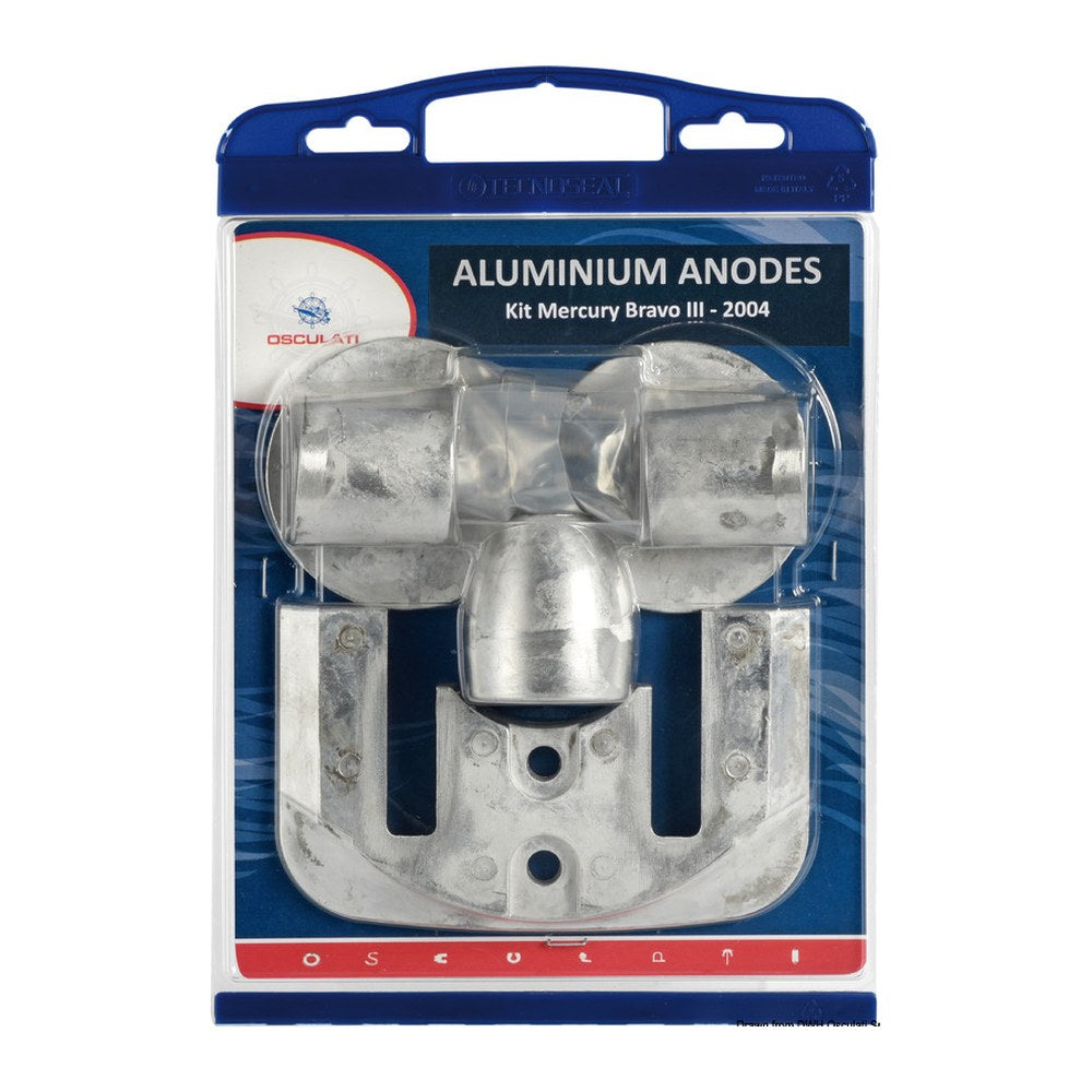 Osculati by Tecnoseal Anode kit Bravo III-04 magnesium - foto originale Osculati Srl