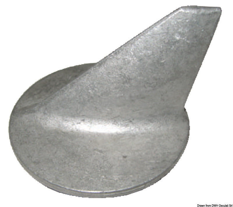 Tecnoseal Short finn anode for Mercury 40-225 HP zinc - foto originale Osculati Srl