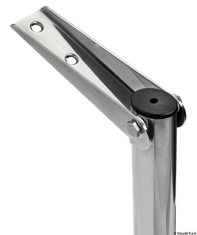 4-step telescopic ladder for platforms oval tubes - foto originale Osculati Srl