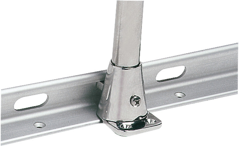 Stanchion base straight 90° 55x73mm 65mm - foto originale Osculati Srl