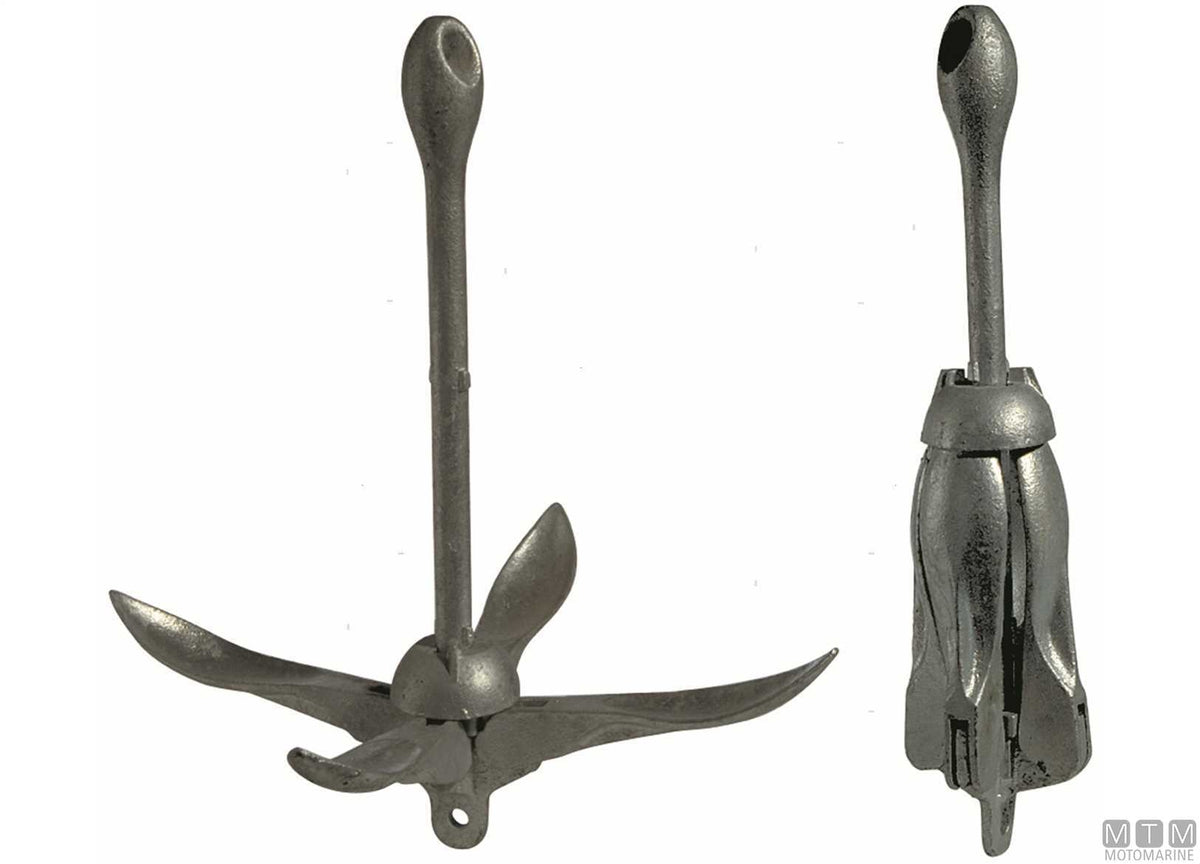 Umbrella anchor 4 kg hot-dip galvanized steel - original photo Motomarine Srl