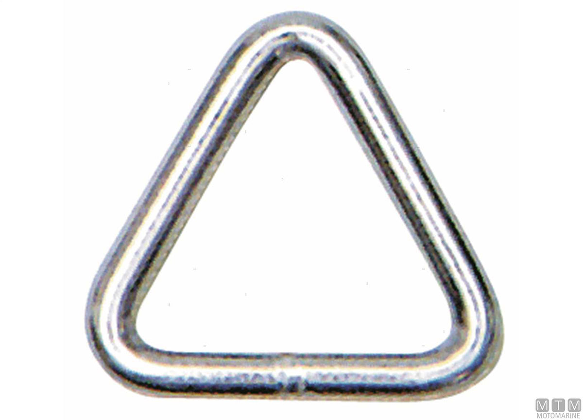 Triangle ring Ø5x30 mm stainless steel 316 - original photo Motomarine Srl