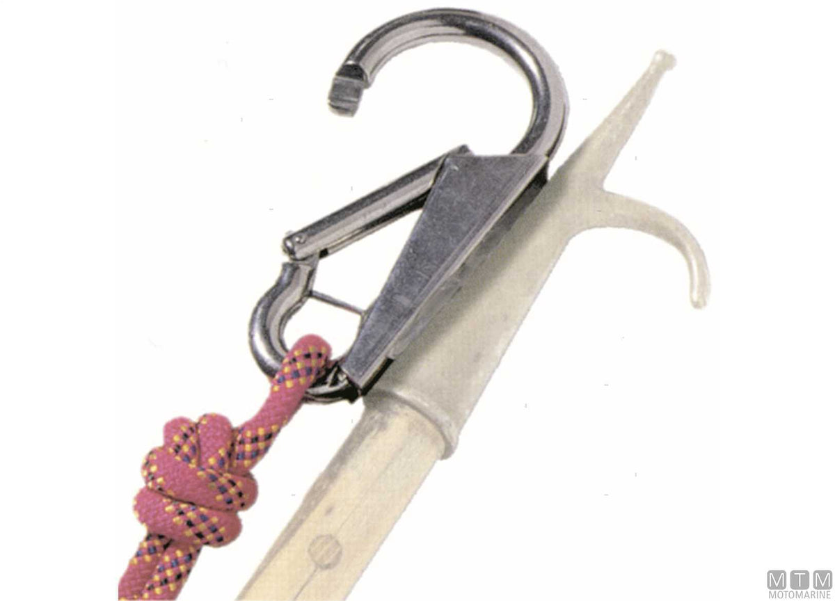 Mooring snap hook KONG stainless steel 316 - original photo Motomarine Srl