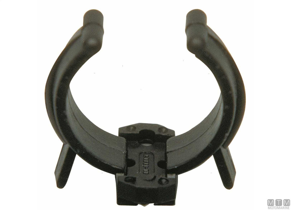 Fastening clip Ø27/35 mm black - original photo Motomarine Srl