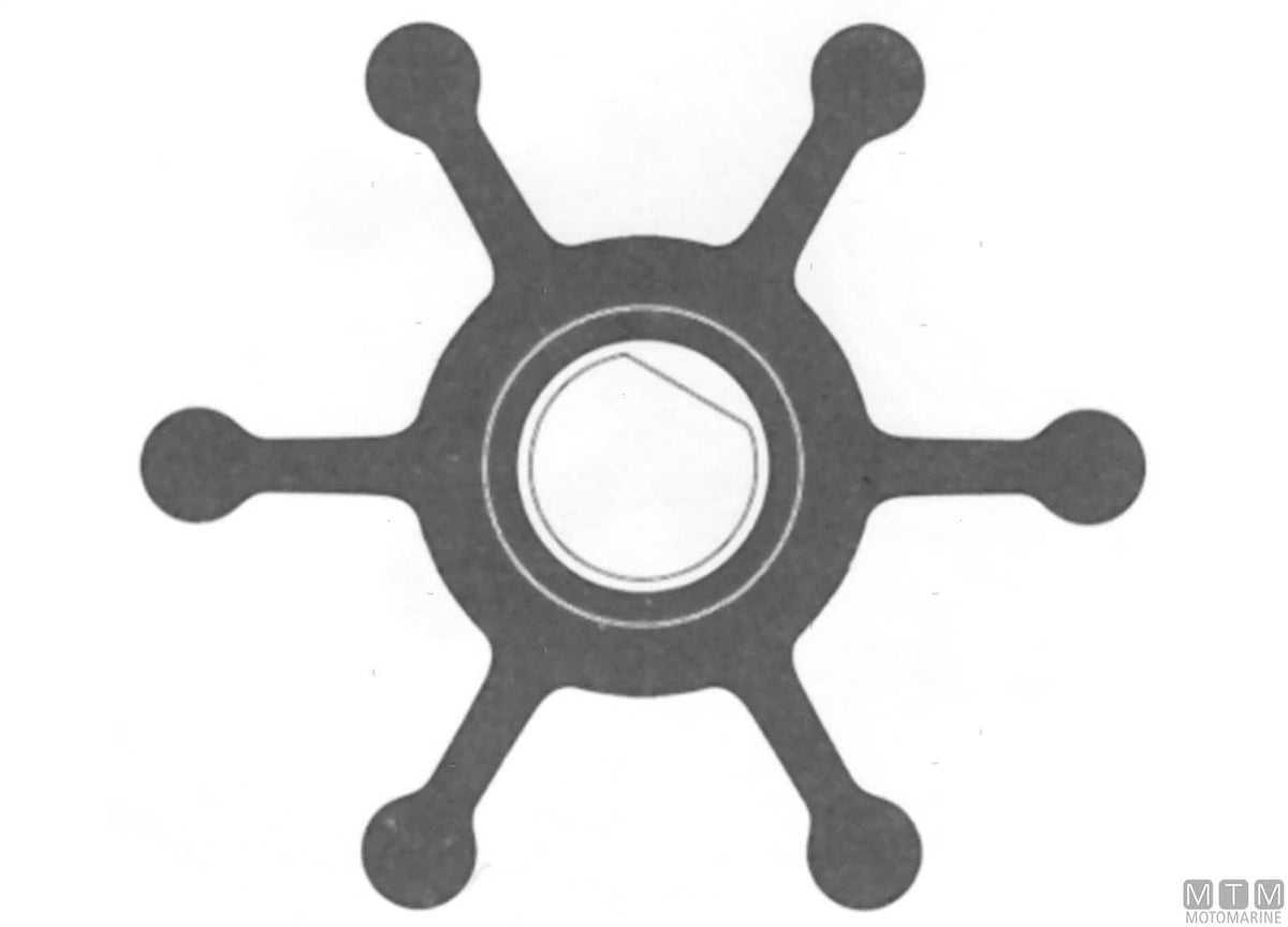 Impeller Johnson 09-1077B-9 - original photo Motomarine Srl