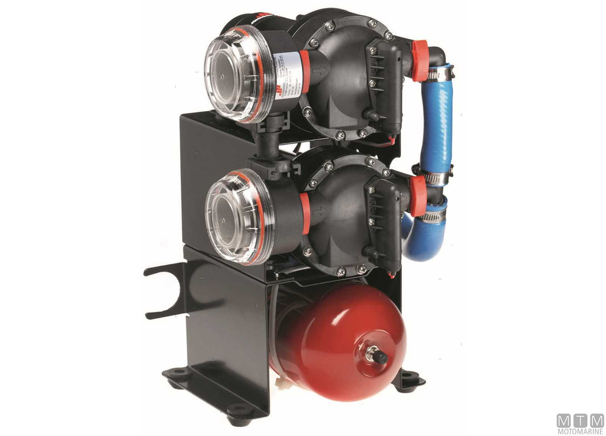 Johnson Aquajet Duo System 40 L 12V pressure water pump - original photo Motomarine Srl