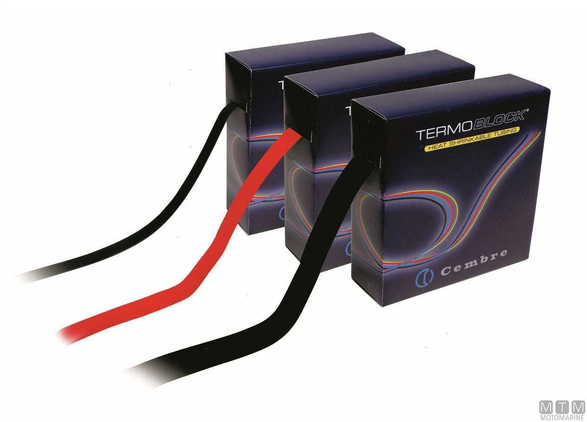 Termoblock red heat-shrink sleeve 12.7-25.4 mm 5 m - original photo Motomarine Srl