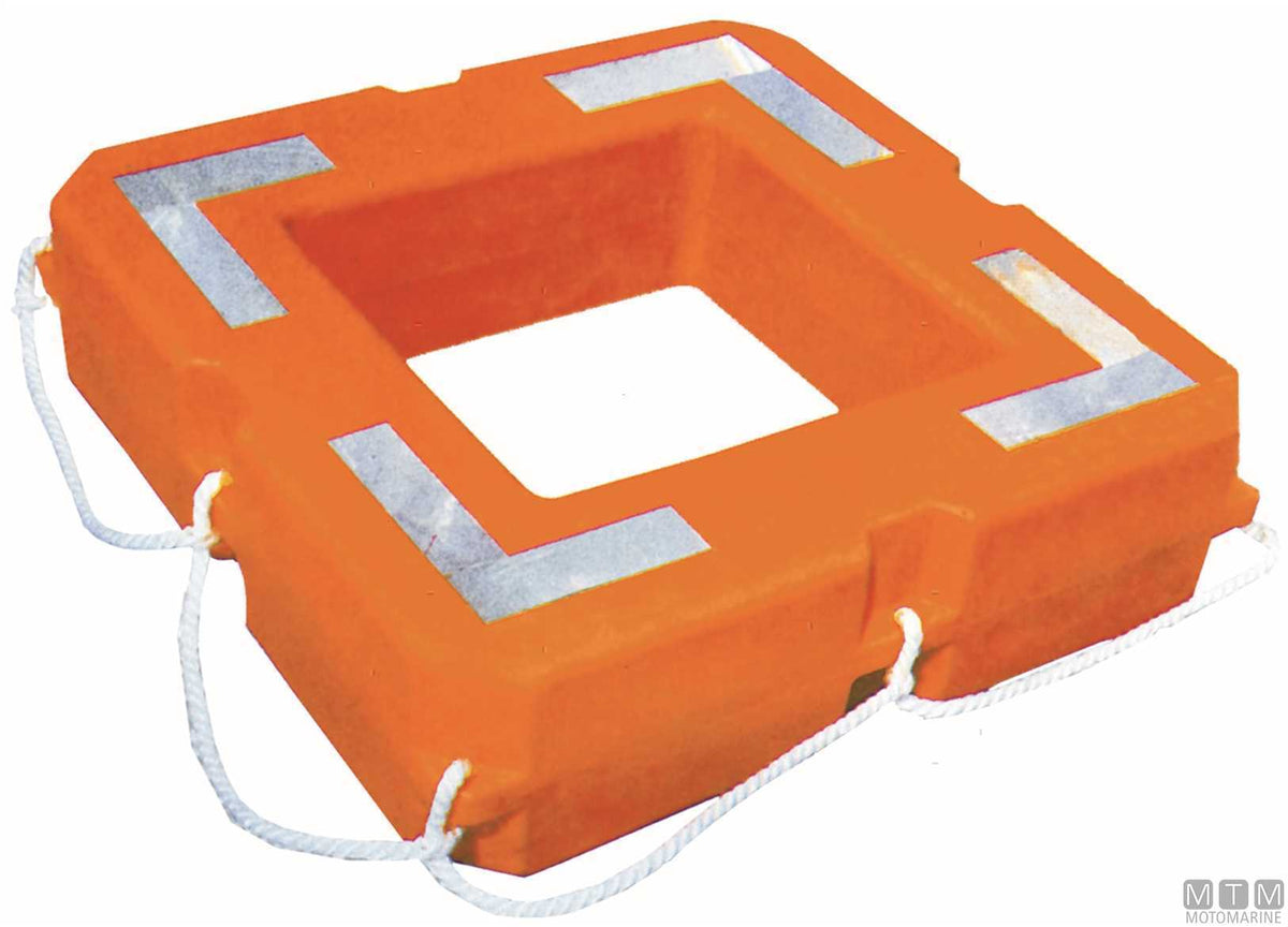 Rigid liferaft 1000x1000mm 12-person - original photo Motomarine Srl