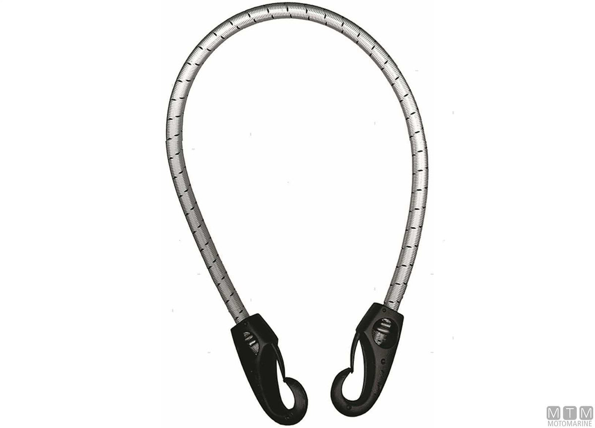 Elastic cord with 2 nylon carabiner hooks Ø10 mm, 100 cm - original photo Motomarine Srl