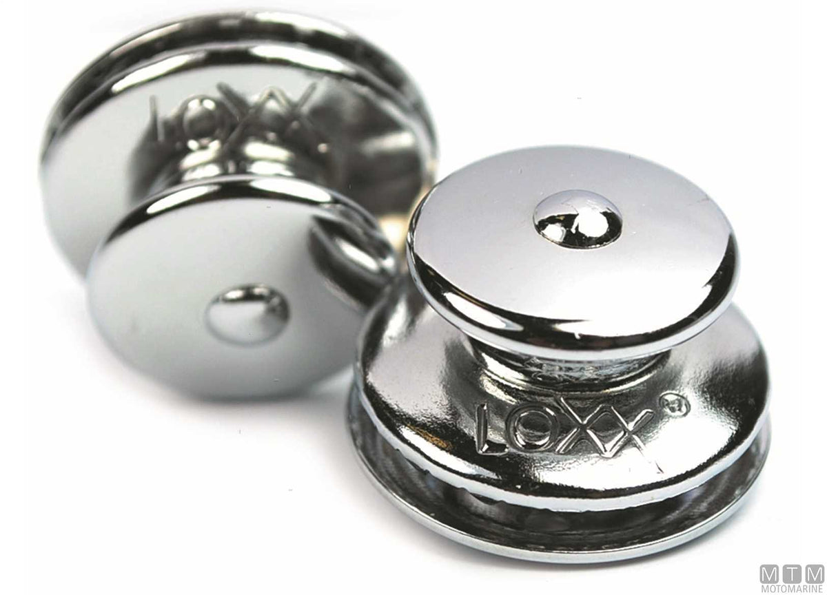 Loxx button head in chromed brass - original photo Motomarine Srl