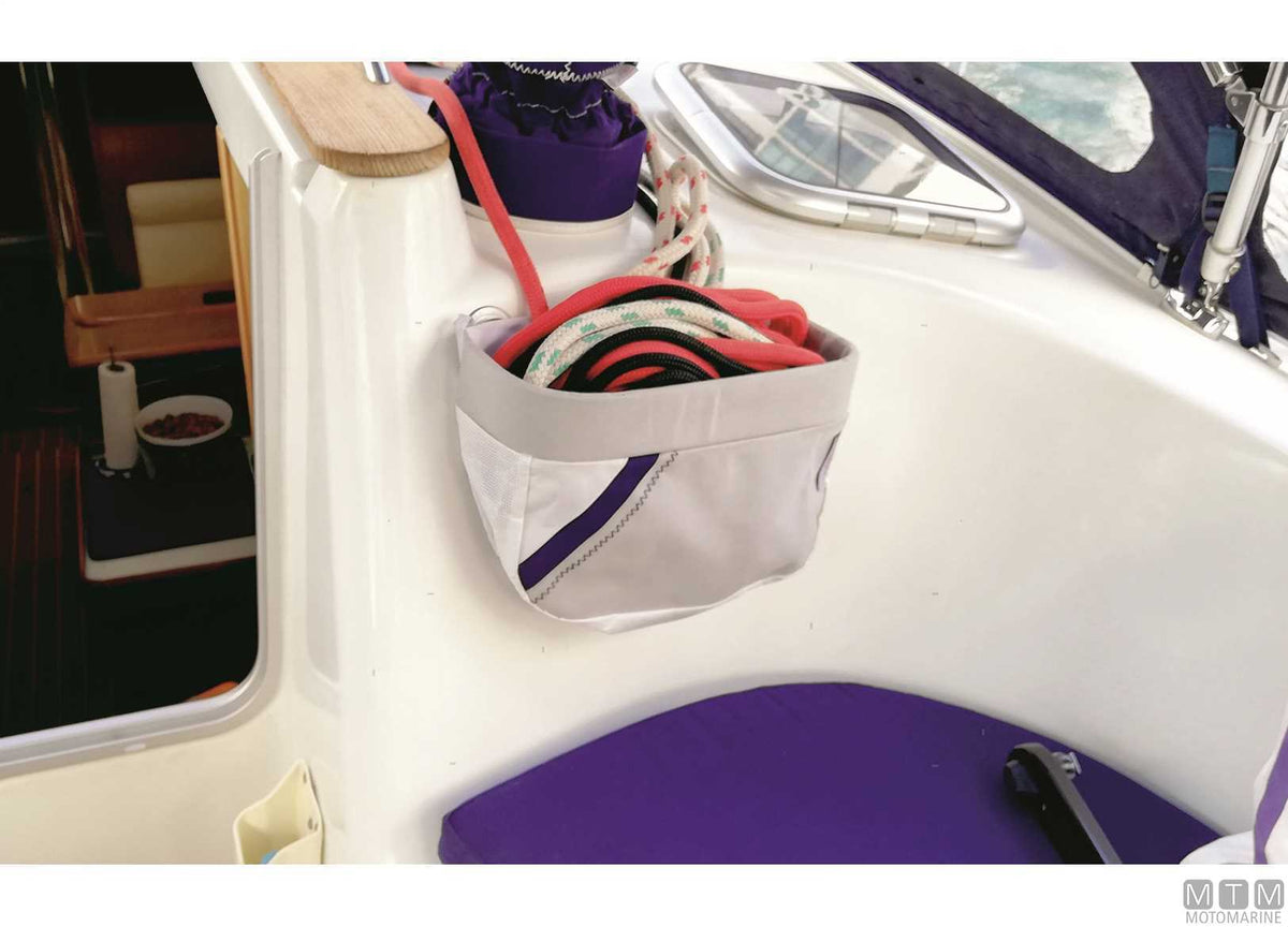 Navishell S rope bag blue - original photo Motomarine Srl