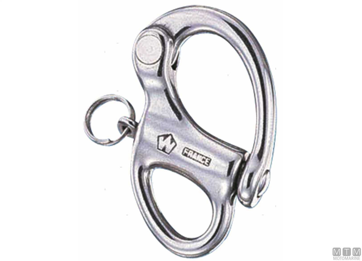 Wichard fixed snap shackle quick release eye Ø13 mm stainless steel 316 - original photo Motomarine Srl