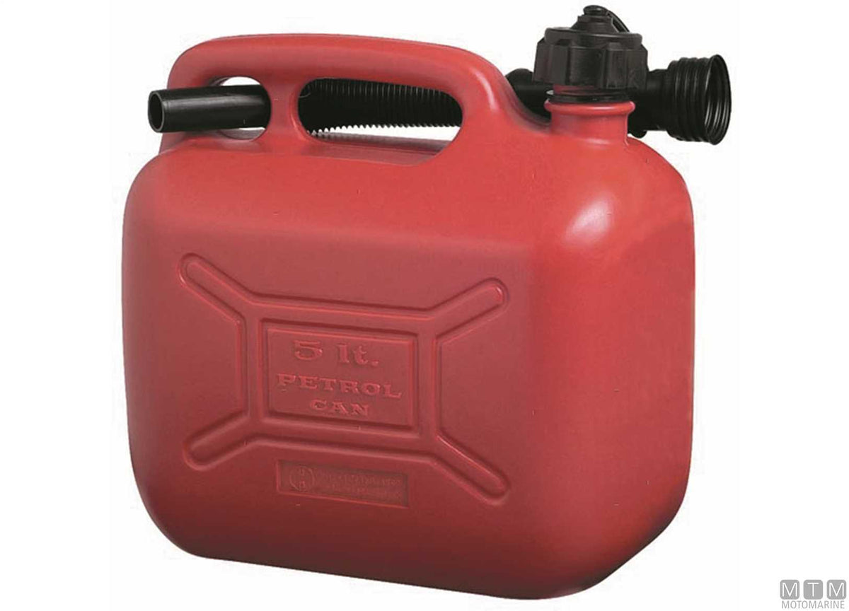 UN-approved fuel canister 20 L - original photo Motomarine Srl