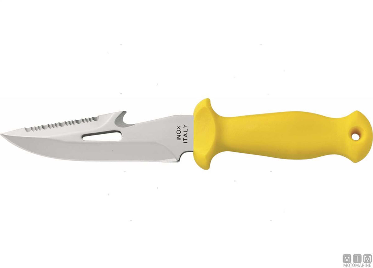 Mac Sub 12GG-N Knife Black, Blade 12 cm - original photo Motomarine Srl
