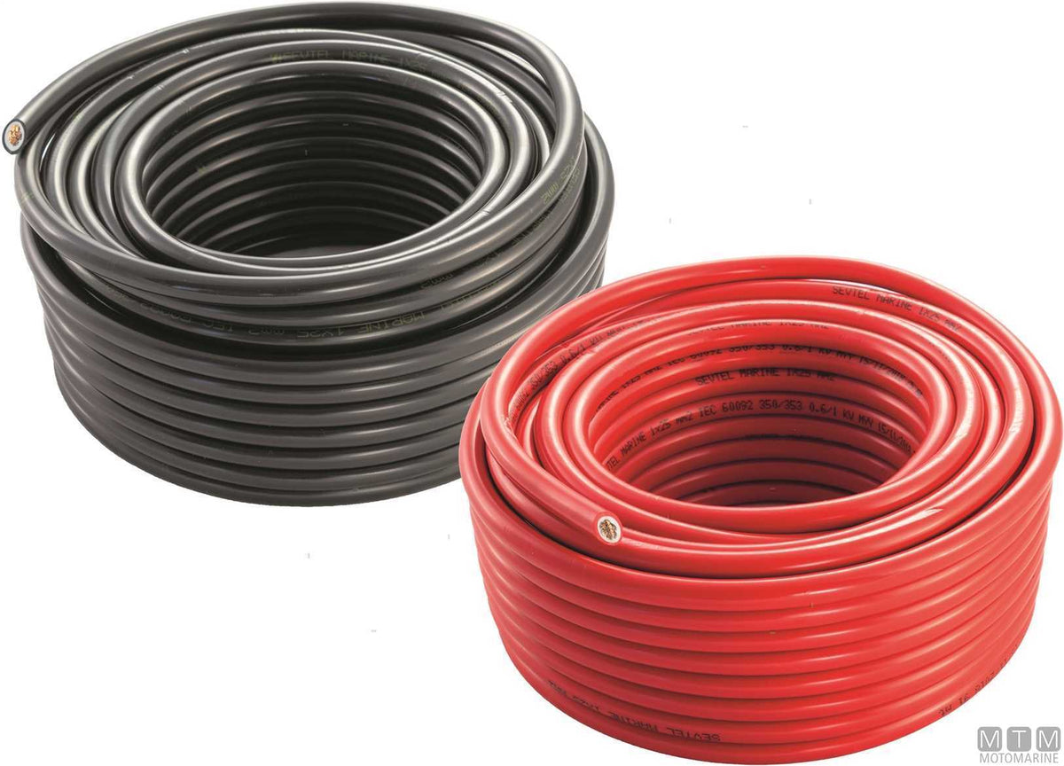 CE Battery Cable 1x25 mm 50 m Black - original photo Motomarine Srl