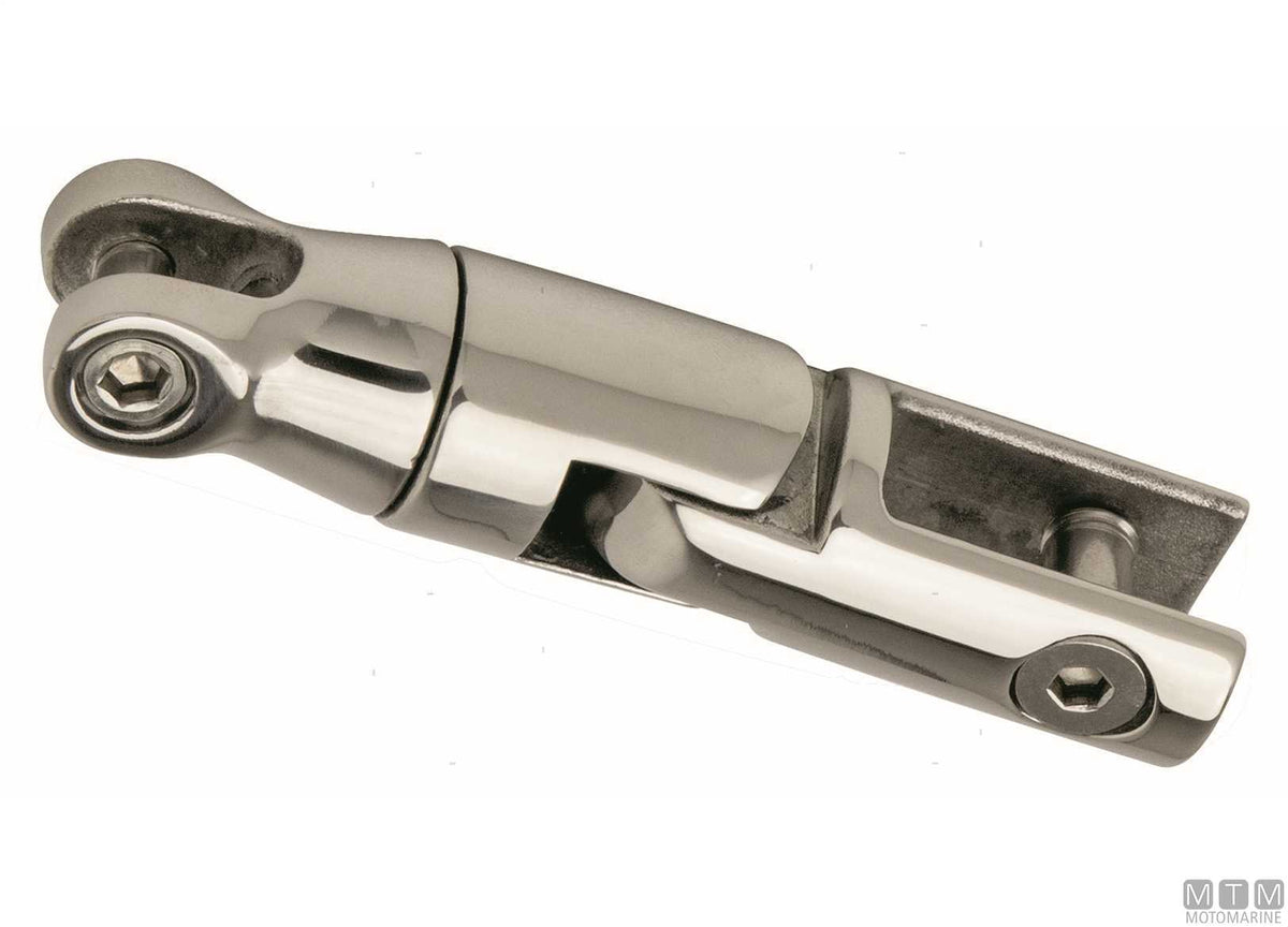 Double-joint anchor connector, chain Ø10 mm, stainless steel 316 - original photo Motomarine Srl