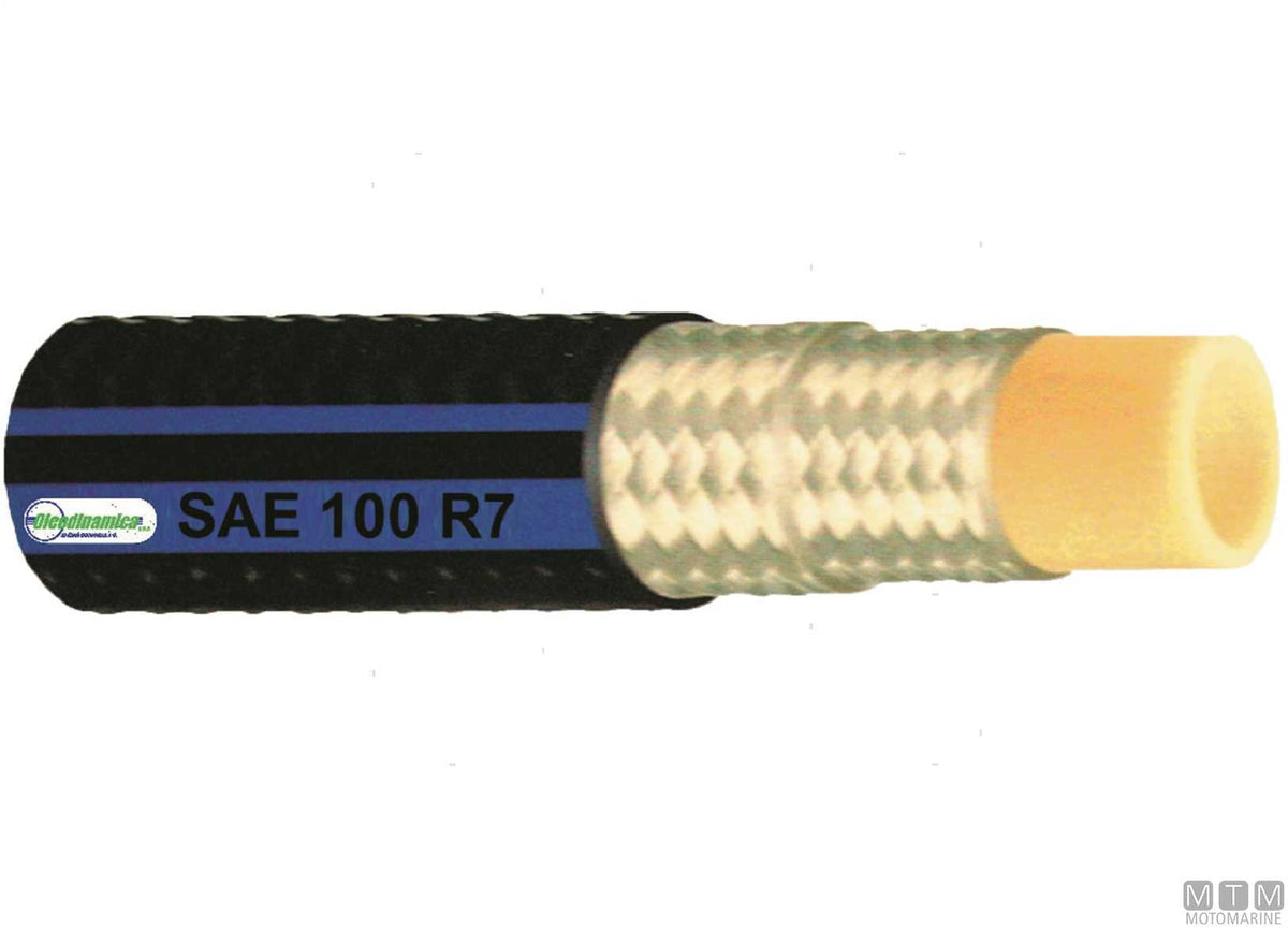 Flexible hose SAE 100 R7 Ø9.7 mm 10 m - original photo Motomarine Srl
