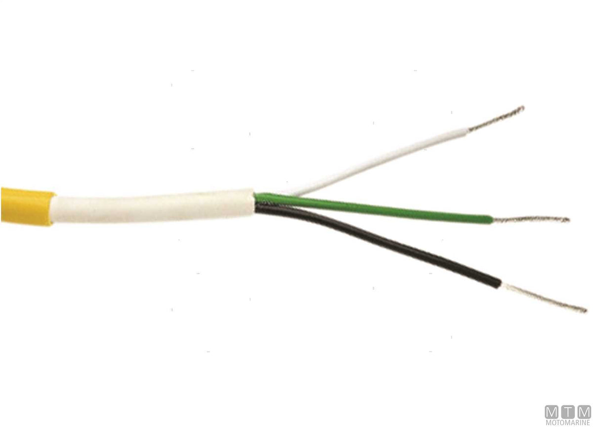 Shore power electrical cable 3x10 mm 32 A, 25 m - original photo Motomarine Srl