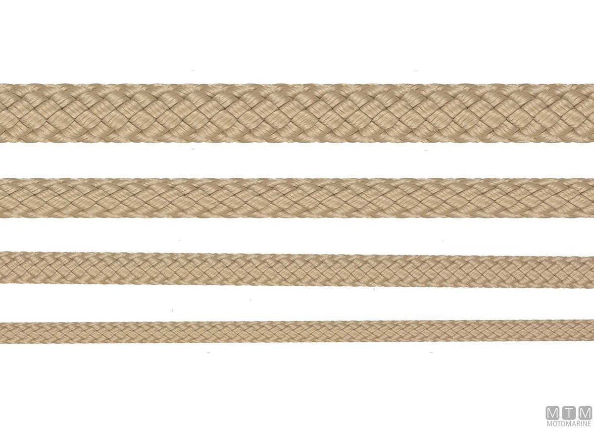 Liros Herkules Classic Sheet beige in polyester Ø8 mm 200 m - original photo Motomarine Srl