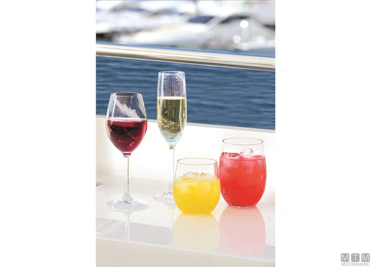 MB non-slip champagne glasses set - original photo Motomarine Srl