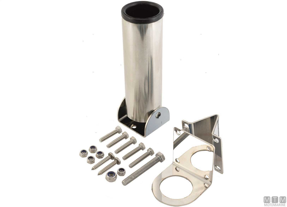 Motor lift davit Ø40 mm stainless steel 316 - original photo Motomarine Srl